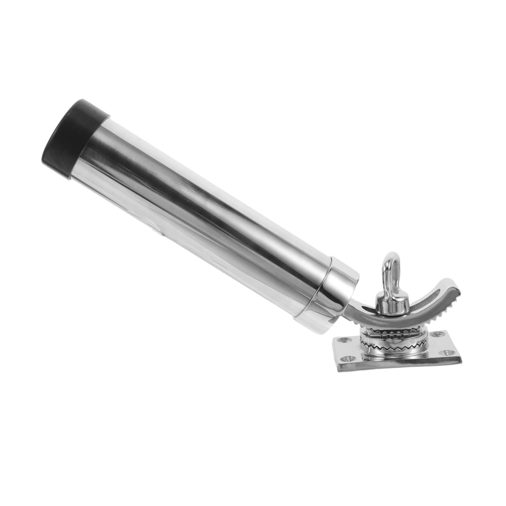 KOMBIUDA Canna in Acciaio Supporto Girevole Regolabile per Yacht Kayak e Imbarcazioni Staffa Fissa Marina per Montaggio su Ponte Compatibile con Diversi Modelli Canna