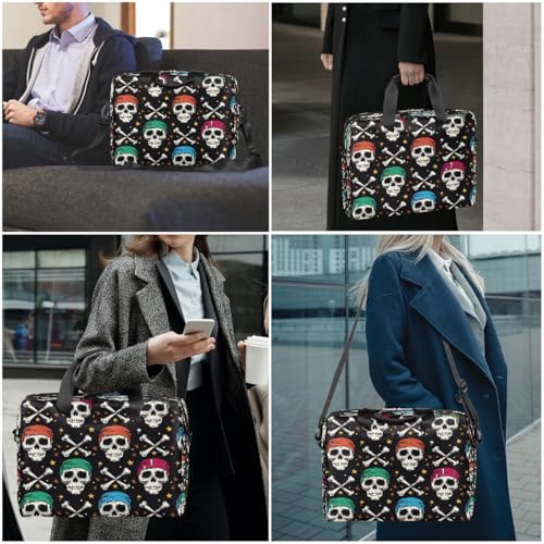 Bolsa para portátil con diseño de calavera 15.6 pulg miniatura 2