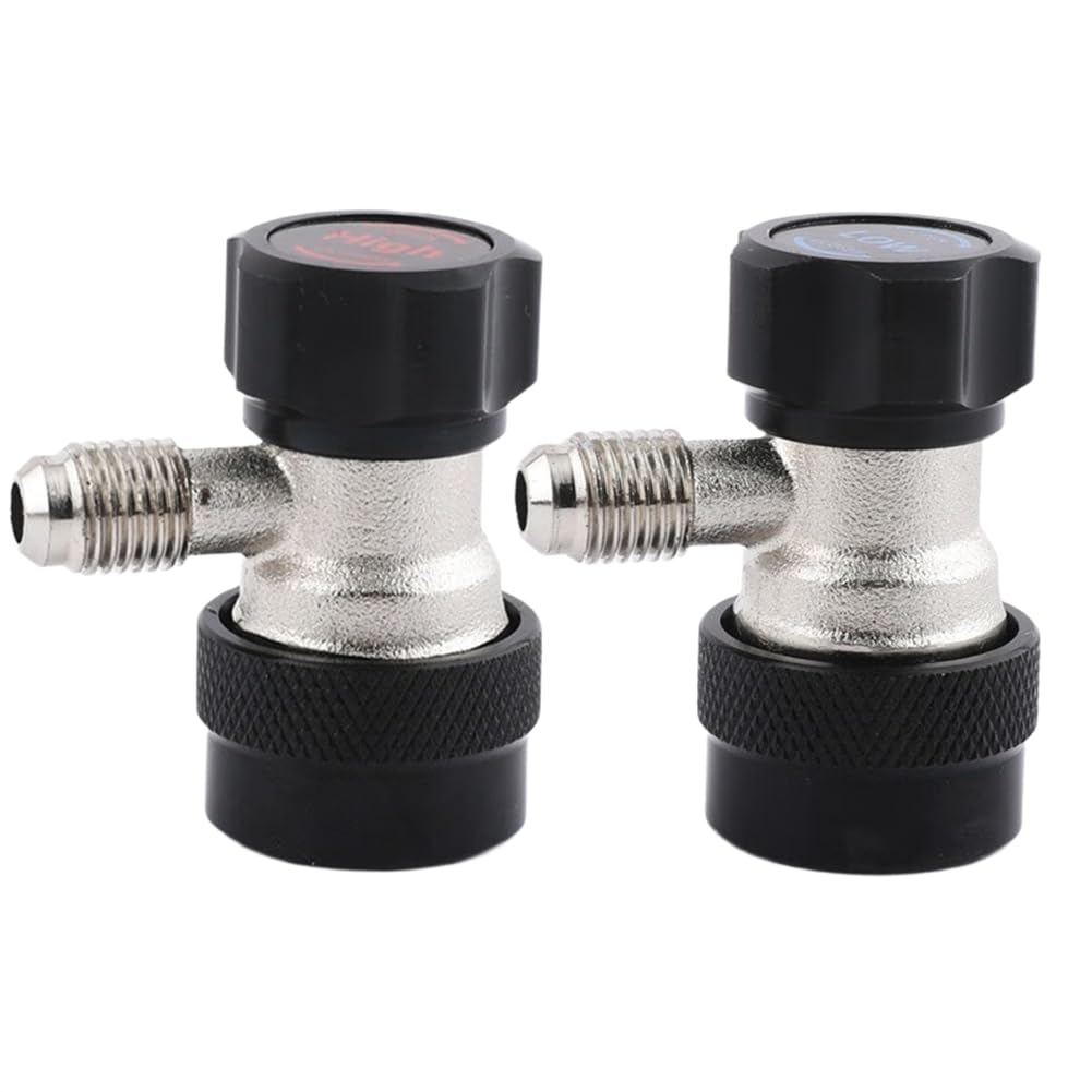 Littimoon Adaptable Quick Coupling Tool R134aR 1234yf Refrigerant Fluorinated Coupling for Automotive Air Conditioners 34a Adapter