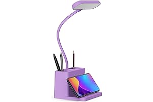 AXX Purple Desk Lamp: Dorm Room Desk Accessory