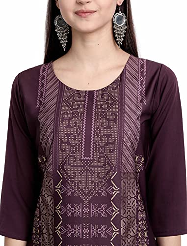 Image of Women's Crepe Regular Kurta