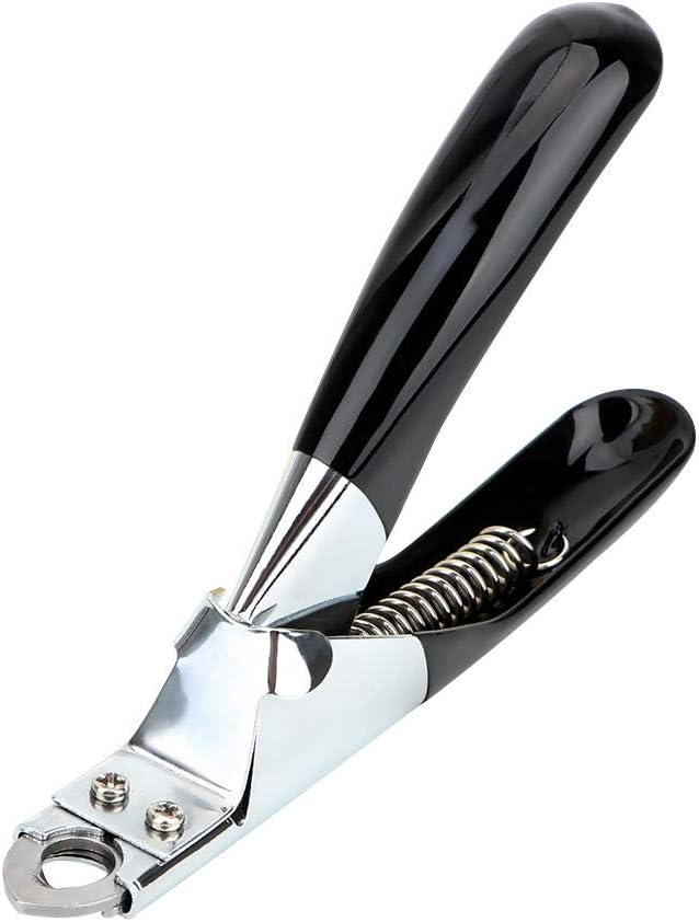 Pet Nail Clipper Black Pet Claw Scissors Stainless Steel Pet Nail Clippers Trimmer Cat Grooming Cat Supplies Cutter 3Pcs