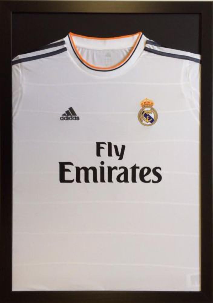 Ready Made Shirt Frame Black - Black or White Mount For signed Football Rugby Cricket Shirt Classic