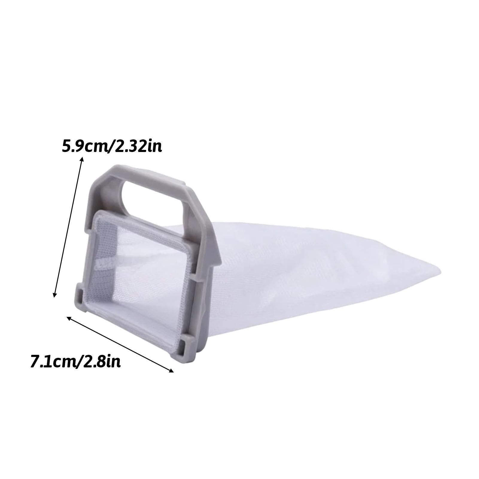 Pluisfilter, haarvanger, haarverwijderaar voor wasmachine, zwevende wasmachine, mesh-filterzak, dierenhaarverwijderaar voor wasgoed, wasmachine, haarfilterzak voor beddengoed, kleding, dekens