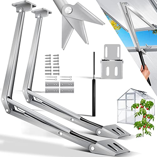 kesser® apri-finestra automatico per serre 7,5 kg capacità di sollevamento 45 cm altezza di apertura angolo di apertura continuamente variabile apri-finestra con apertura