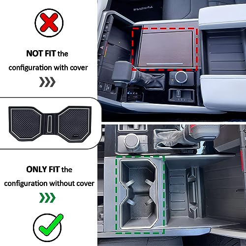 Protectores de caucho para portavasos Toyota Tundra 2022-2026 miniatura 6