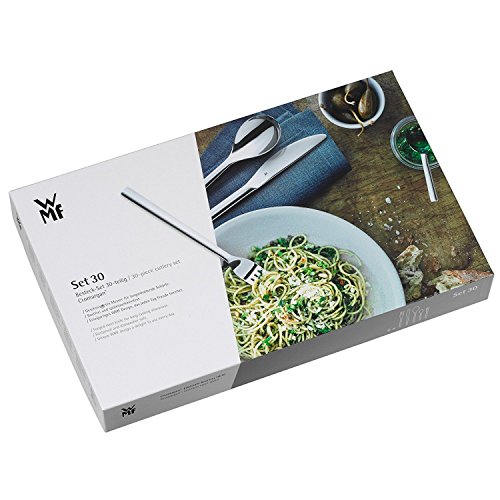 WMF Cutlery Set 30-Piece for 6 People Palermo Cromargan 18/10 Stainless Steel Polished - Image 14