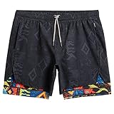 maamgic Mens Workout Shorts 2 in 1 Stretch 5' Gym...