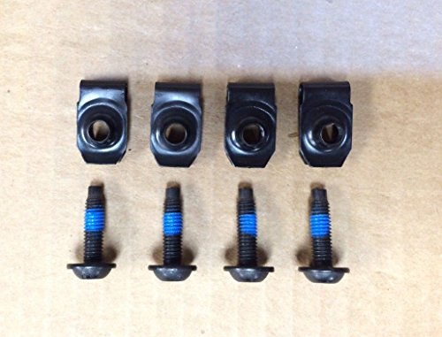 8 pc Kit Bumper End Cap Torx Screws and U-Nuts Fits All 1997 to 2006 Jeep Wrangler TJ