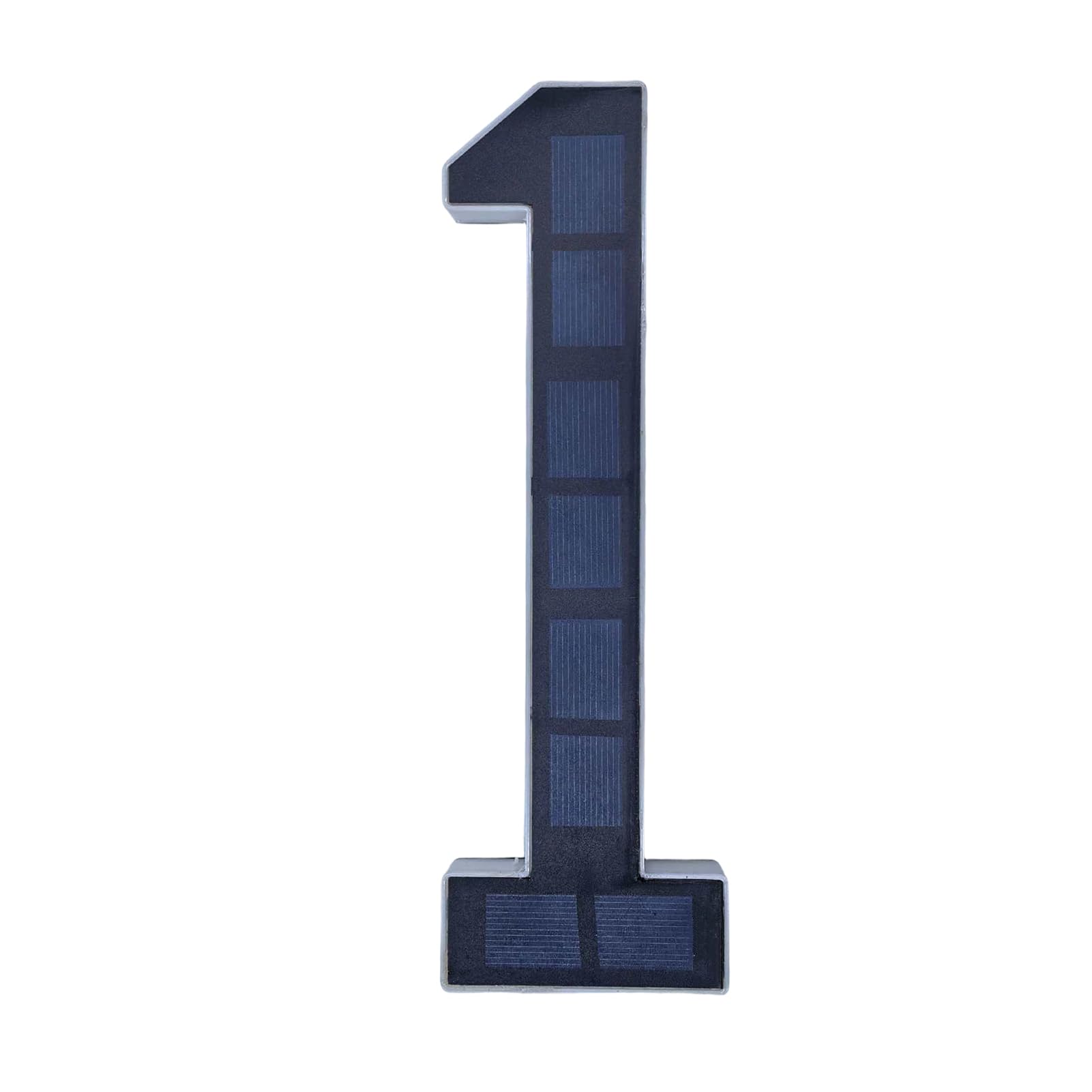 matumou Solar Lighted House Number Outside Light-up Address Number Waterproof Modern House Number Light Address Sign for Outdoor Front