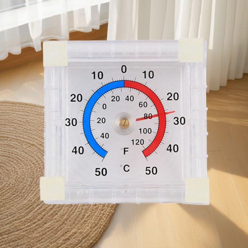 Outdoor Dial Pointer Type Thermometer Window Mounted Temperature Gauge