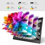 Yxk Portable Monitor 15.6 Inch 1080P USB-C HDMI Ultra-Slim Travel Monitor with Kickstand, for Laptop, PC, Mac Phone, PS, Xbox, Swich IPS Ultra-Thin Zero Frame Gaming Monitor - Image 2