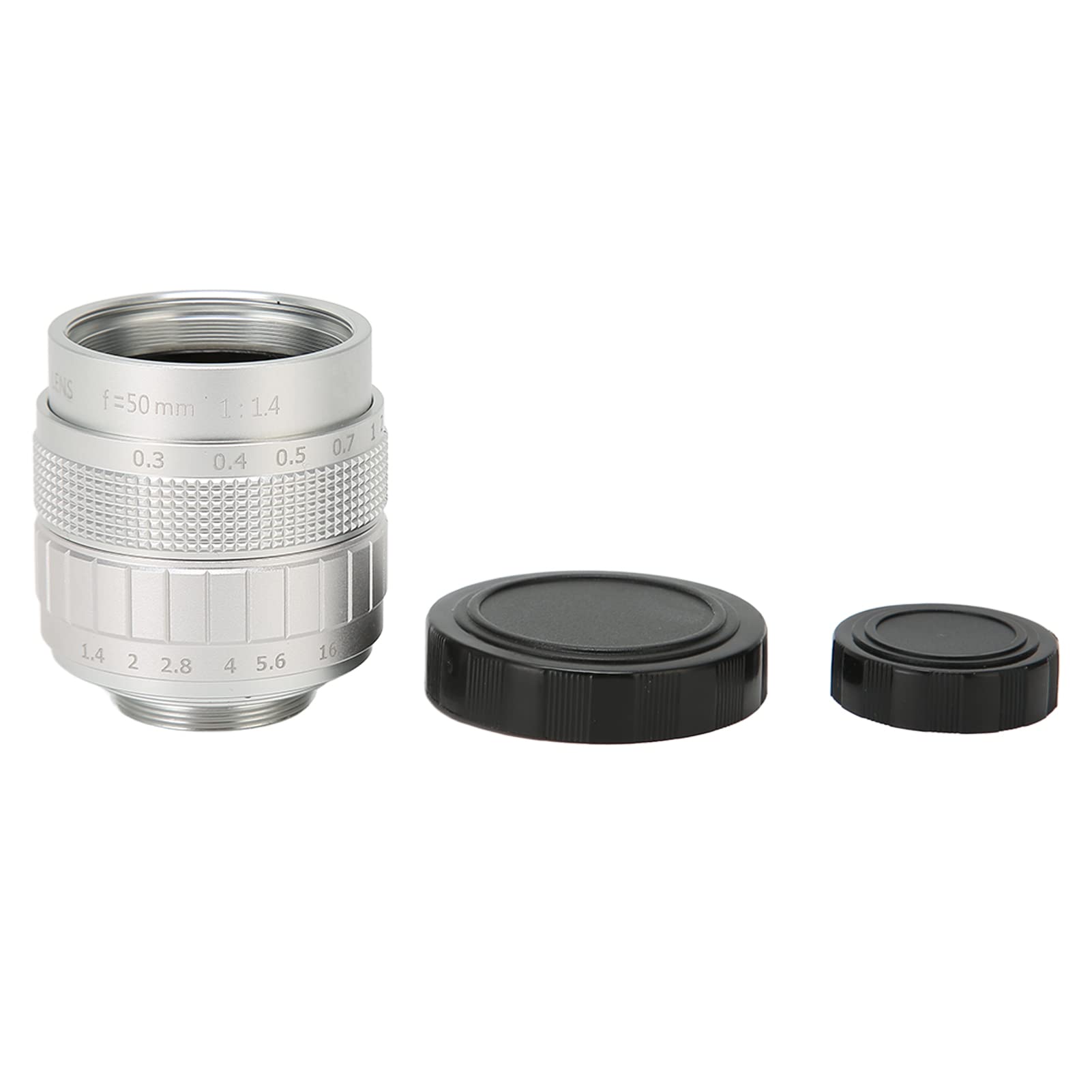 50 mm F1.4 Duża apertura manualna obiektyw Focus, ręczna regulacja HD 2/3 -calowa obiektyw FA Focus Camalens do krajobrazu, martwej żywotności, podróży i fotografii makro.