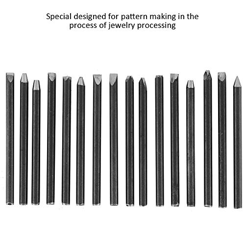 Engraved Gold, Flower Anvil, Scorpion, Hand-Carved, Jewelry Gold Tool, Flower Anvil Set, Anvil Chisel Equipment kit for Jewelry Processing Making Carving Tools(2#)