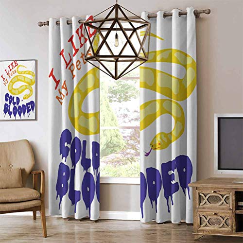 Reptile Total Shade Patio Door Curtain Majestic Snake Says The Wild Truth Pet