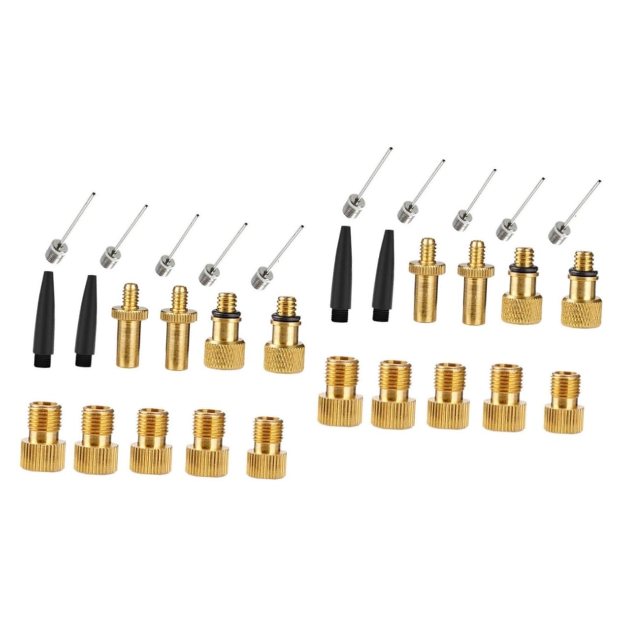 Happyyami2 Sets Repair Kit Exercise Ball Repairing Kit Bicycle Tires Basketbll Basketba Bike Inflator Adapter Bike Pump Adapter Kit Inflator Adapter Set Inflatable Valve Group Supplies