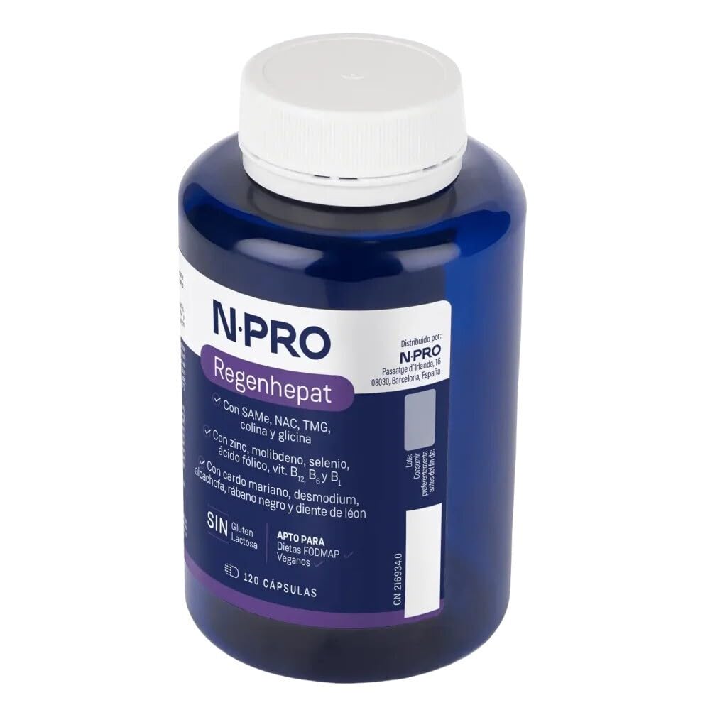 NPro SALUD INTESTINAL Regenhepat 120 Cápsulas