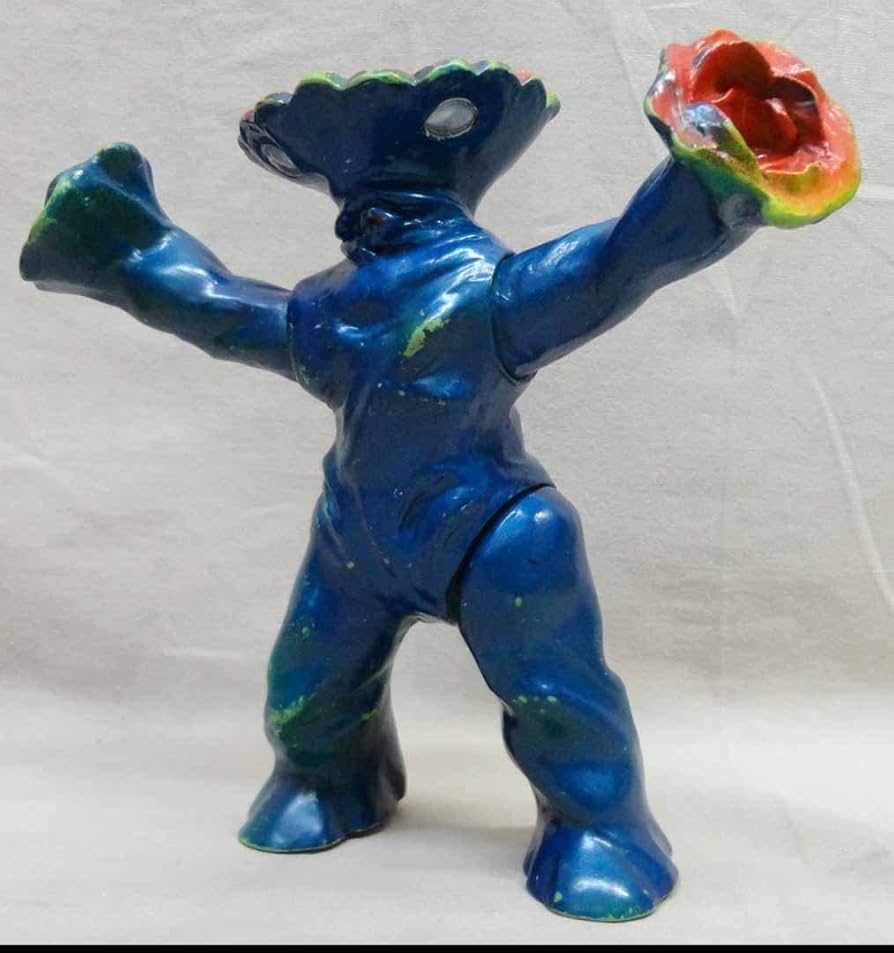 ⚠️当時物・昭和レトロマルサンバンデル星人ソフビフィギュア