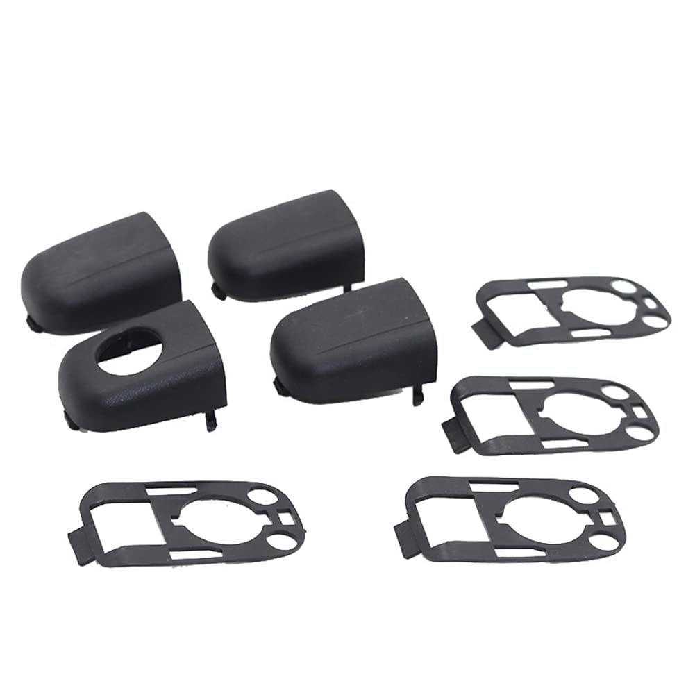 Graootoly Car Door Handle End Cap Kit with Stopper 9101AA for 307 C2 C3