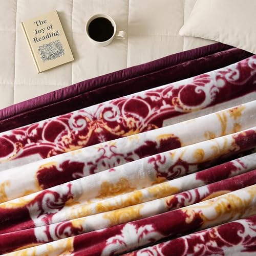 Image of MYTRIDENT Classic Plushmare Double Blanket, Juliet