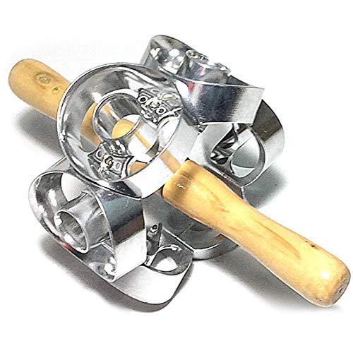 Lueear Donut-Ausstecher, Donut-Formschneider, Teigschneider aus Edelstahl, Teigschneider für Backroller, Küchen-Kochwerkzeuge zum Kochen und Backen