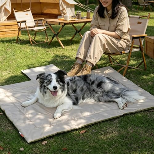 Alfombrilla de viaje para perros cojín plegable mascotas razas medianas 5