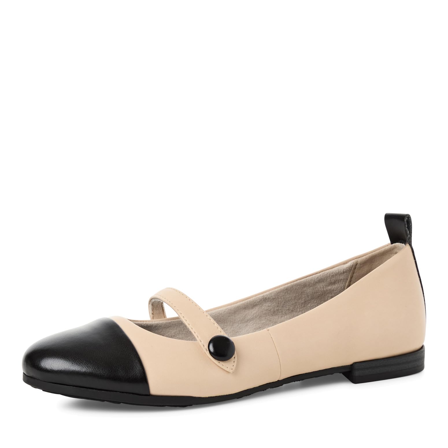 MARCO TOZZI Women's Damen Ballerinas 2-22104-44 Ballet Flat, Cream Comb, 6 UK