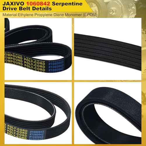 Image of 6PK2139 Serpentine Belt V-Ribbed Drive Belt Compatible with V8 20-22 F53 /F59,21-23 F650 /F750 7.3L,10-11 Soul V-Ribbed Wedge Belt 6-Rib 84.21 inch,Replace 1060842,K060842