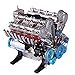 HMANE V8 Engine Model Kits for Adults, 500+Pcs 1:3 Metal Mechanical Engine Model DIY Assembly Physics Toy Gifts