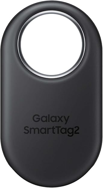 Samsung Galaxy SmartTag2 Bluetooth-Tracker Kompassansicht Suche in der Nähe mit bis zu 500 Tage Laufzeit wassergeschützt Schwarz (1 Stück)