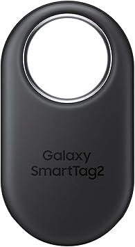 Samsung Galaxy SmartTag2 Bluetooth Tracker 1 Pack, Compass View AR, Find Lost Mode, Black