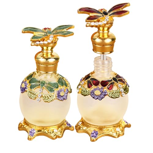 Joyeee Botellas de perfume pequeñas de vidrio vacías, paquete...