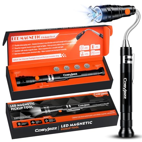 Cosyjazz Magnetic Flashlight Pickup Tool