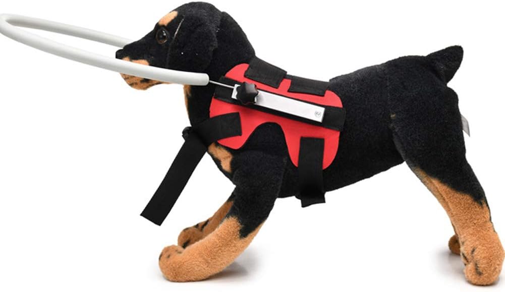 Pet Harness for Blind Dogs, Anti-Collision Ring, Plastic Protective Vest Ring,Cataract Animal Protective Circle Guide Dog Harness for Small Medium Visually Impaired Cat Dog Puppy Walking