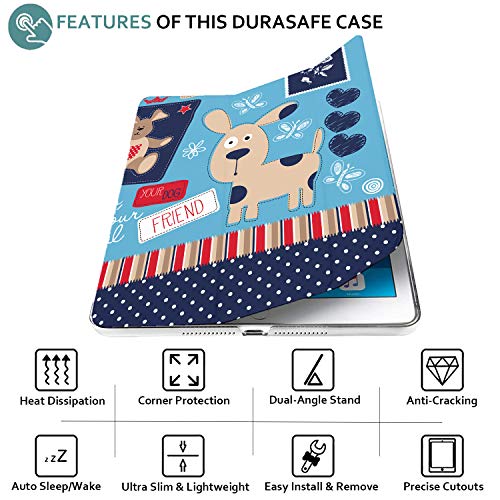 Image of DuraSafe Cases for iPad Pro 12.9 2nd Generation Printed Cover A1670 MQDC2HN /A MQDD2HN /A MQDA2HN /A A1671 MP6H2HN /A MP6J2HN /A MP6G2HN /A MPL02HN /A MPL12HN /A MPKY2HN /A A1821 MQEF2HN /A - Puppy Friend