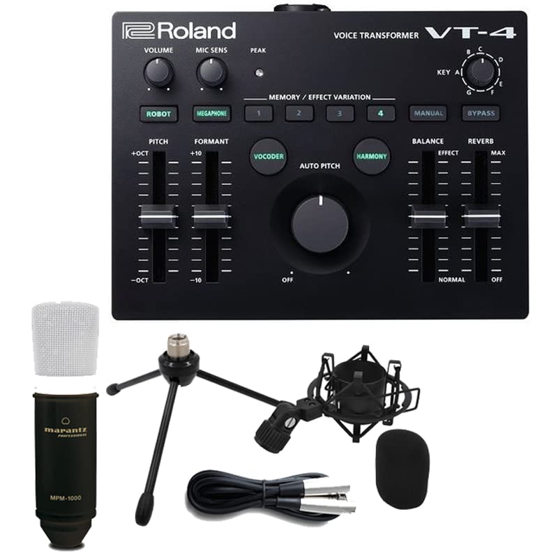Roland VT-4 ボイストランスフォーマー ケーブル付属 Amazon | Roland/VT-4 基本セット -USB2ポートACアダプタ、USB