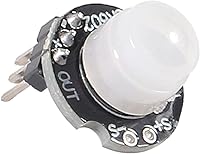 Vista 8 de 5 unids SR602 sensor de movimiento detector módulo mini piroeléctrico infrarrojo sensor interruptor alta sensibilidad para electrónica DIY