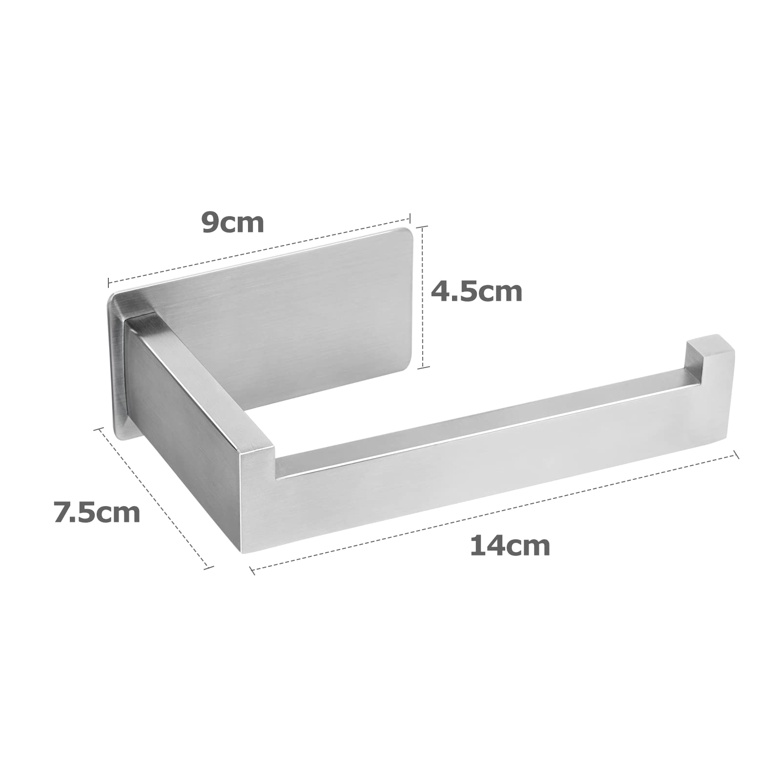 Toiletpapierhouder, zelfklevend geborsteld goud SUS304 Toiletpapierhouder, zelfklevend geborsteld goud SUS304