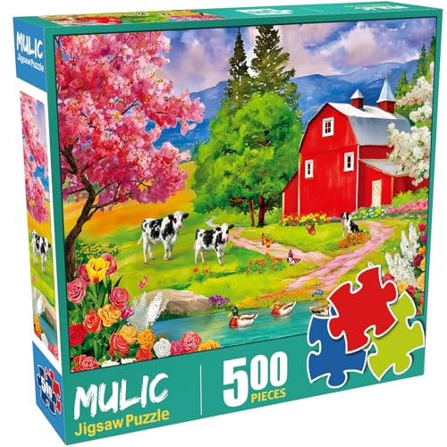 Puzzle de 500 Piezas para Adultos - Puzzle de Rompecabezas - Escena de Granja miniatura 2