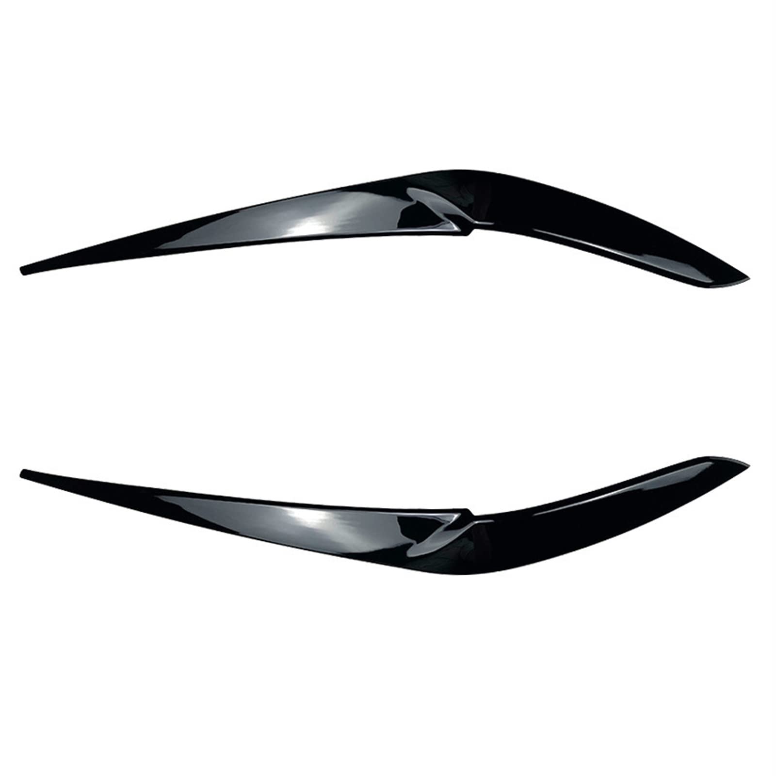 For BMW X5 G05 X6 G06 ABS Lucido Auto Male Faro Sopracciglia Palpebra Body Kit 30i 30d 35i 35d 40i 40d 45e M50i M50d 2018-2022 Adesivo per fari auto(Gloss Black)