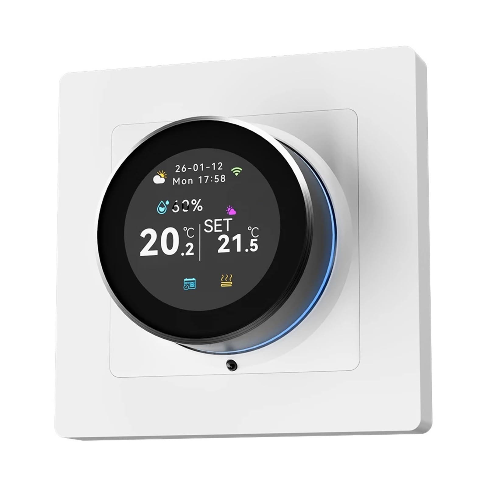 Tuya Smart Wifi Thermostat Warm Floor Gas Boiler Heating Thermoregulate LCD Touch Screen Remote Control(3A Gas Boiler)
