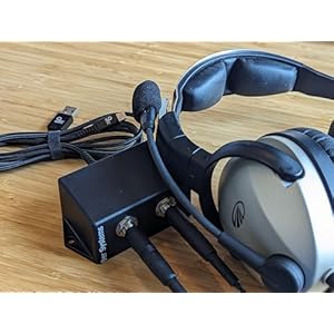 USB2GA Aviation Headset to USB Adapter