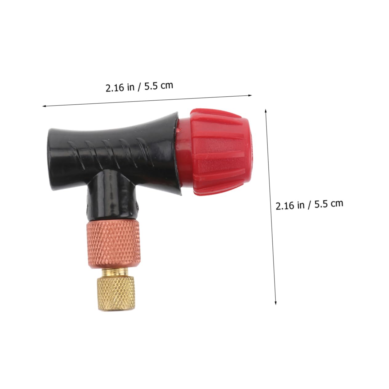 BESTYASH 4 Stück Reifenaufblaser Ventilkopf Gewinde für Fahrradpumpe Amerikanischer und Französischer Adapter Vielseitige Anwendung für Schnelles Aufpumpen von Fahrradreifen