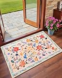 Entretien facile : maintenez le charme de votre tapis floral en toute simplicité. Pour un entretien quotidien, il suffit de balayer, secouer, aspirer ou laisser un robot balayeur le manipuler. Pour un nettoyage plus profond, mettez-le directement dans la machine à laver, simple, efficace et sans tracas