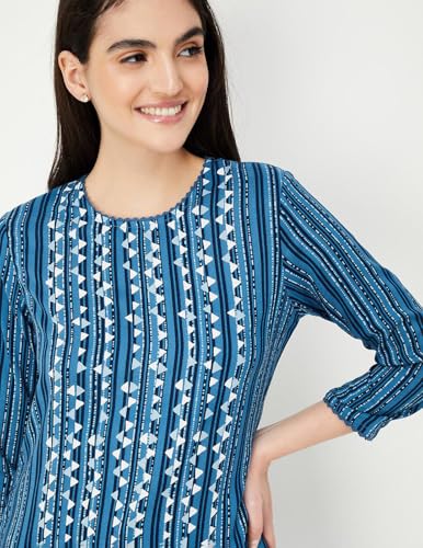 Image of Max Women's Rayon Blend Regular Fit Casual Kurta