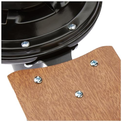 Venti-Delta Ventilador de Teto New Light Globo Pera 3 Pás Padrão Mogno 127 V C3V, 383172, 130 W, Pre