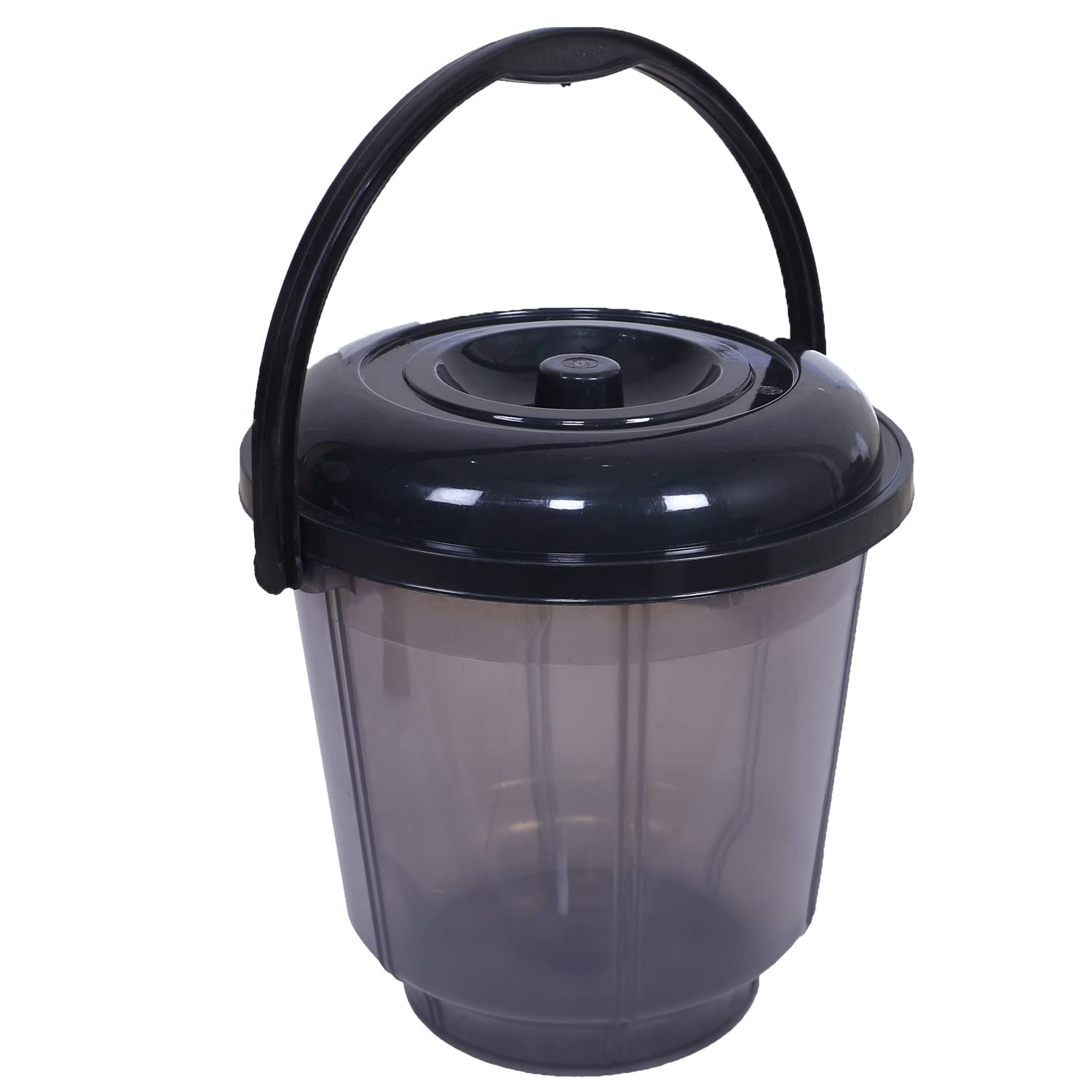 Colorful Plastic Bucket - 13L with Lid & Handle -3 Colorful Plastic Bucket - 13L with Lid & Handle -3