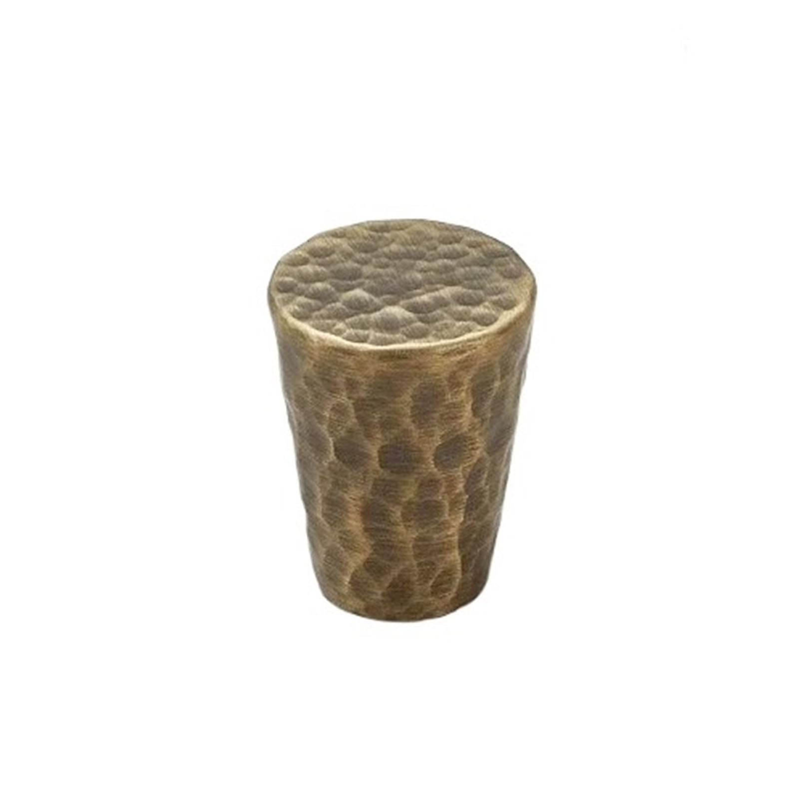 Vaqropnshrg Bronze-F Vintage Brass Cabinet Drawer Handles, Hand-Hammered Texture Furniture Pulls
