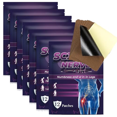 Sciati-ca Soothing Patches 84PCS Back Relief Patches Shoulder & Arm & Leg & Knee Heat Patches for Joint Effectively Sooth Joint Relieve Buttock & Relax Muscle Soreness-84PCS