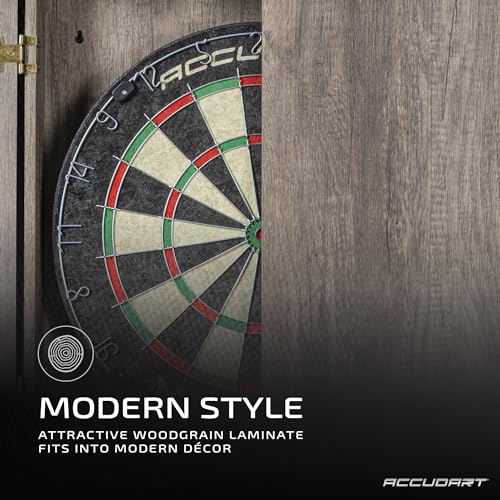 Accudart DA8200W Match Pro Dartboard Cabinet Set thumb #3